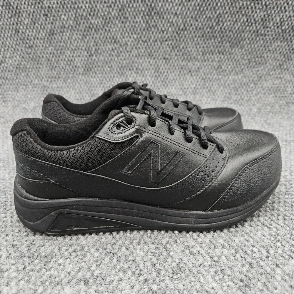 New Balance Men's 9.5 4E Wide Black 928v3 Walking Shoes Leather Rollbar Comfort